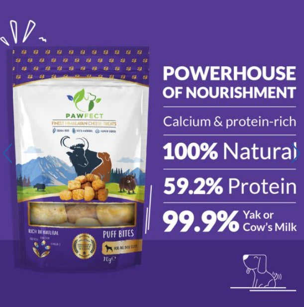 Pawfect Himalayan Cheese Puffed Bites