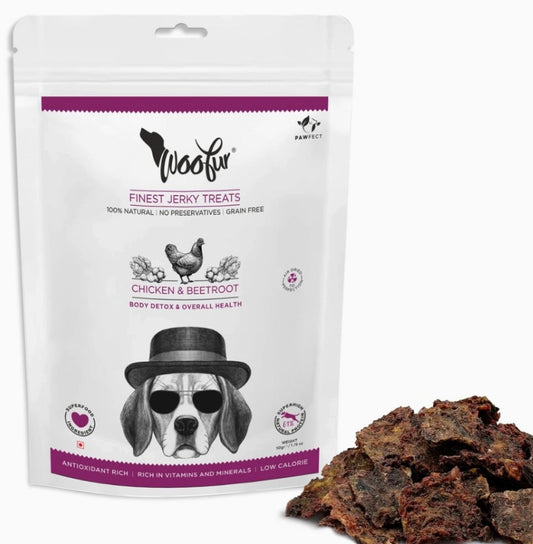 Pawfect Woofur Chicken & Beetroot Jerky