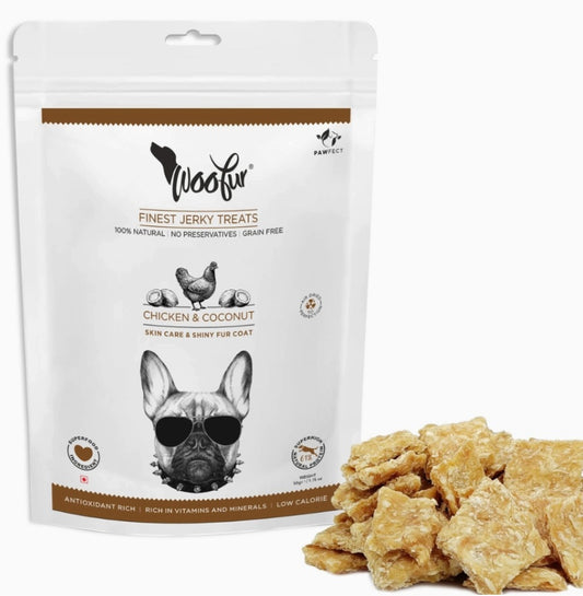 Pawfect Woofur Chicken & Coconut Jerky